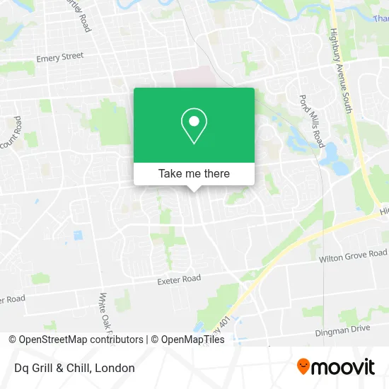 Dq Grill & Chill map