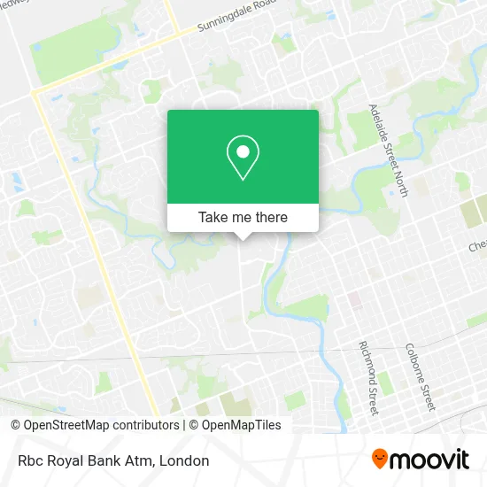 Rbc Royal Bank Atm map