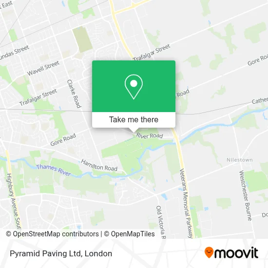 Pyramid Paving Ltd map
