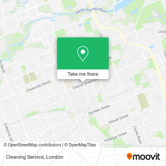 Cleaning Service map