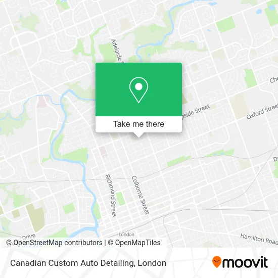 Canadian Custom Auto Detailing map