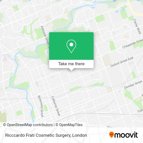 Ricccardo Frati Cosmetic Surgery map