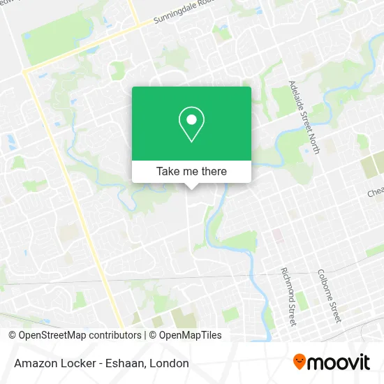 Amazon Locker - Eshaan map