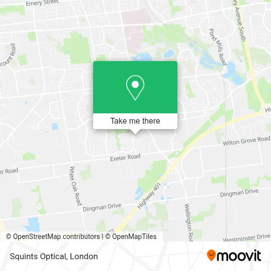 Squints Optical map