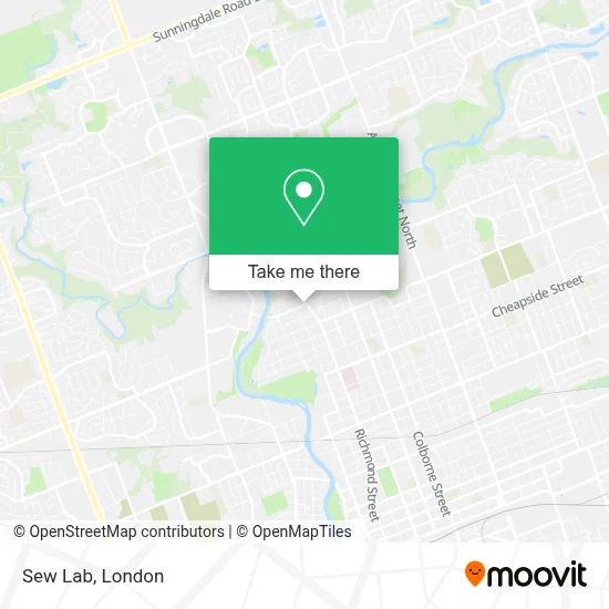 Sew Lab map