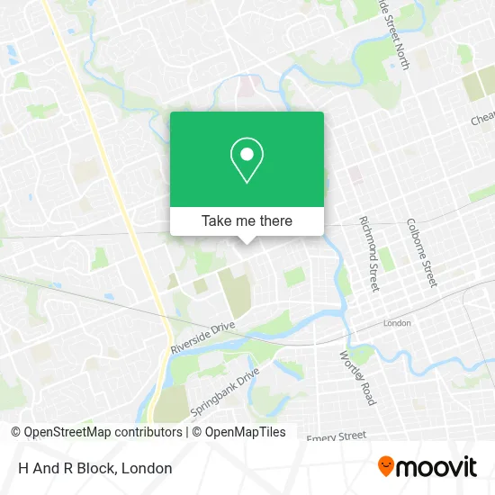 H And R Block map