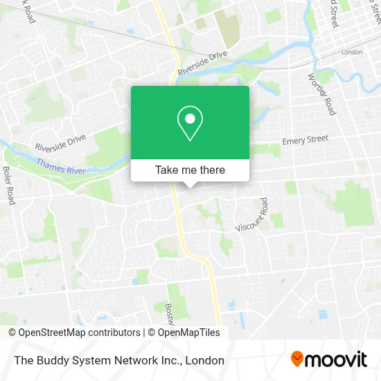 The Buddy System Network Inc. map