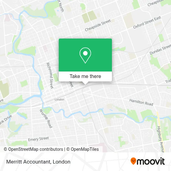 Merritt Accountant map
