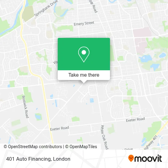 401 Auto Financing map