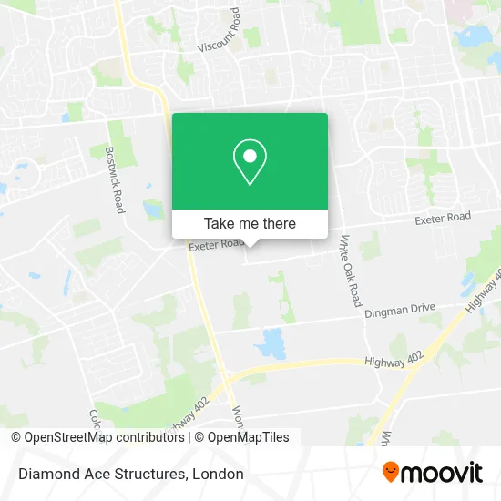 Diamond Ace Structures map