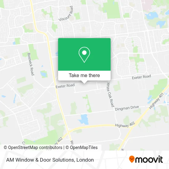 AM Window & Door Solutions map