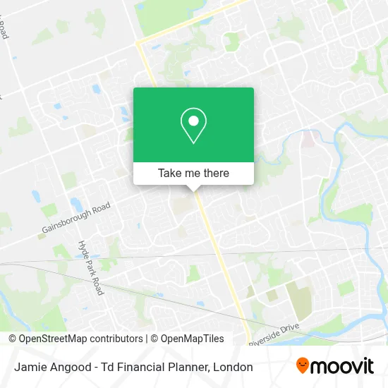 Jamie Angood - Td Financial Planner map