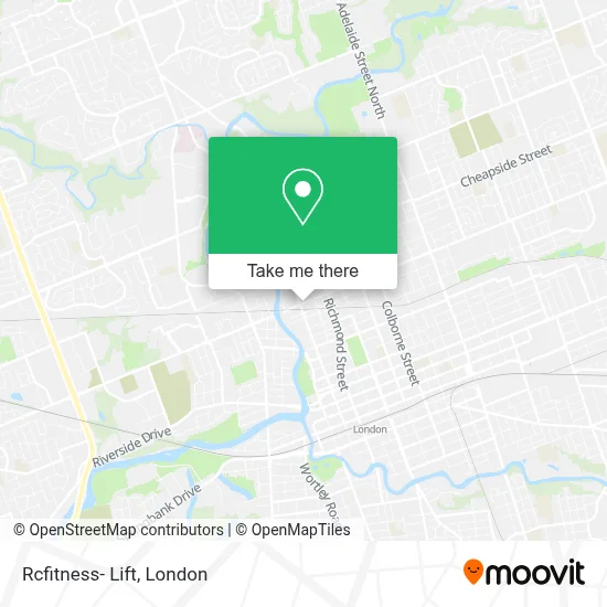 Rcfitness- Lift map
