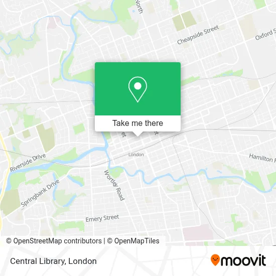 Central Library map