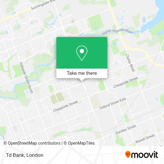 Td Bank map