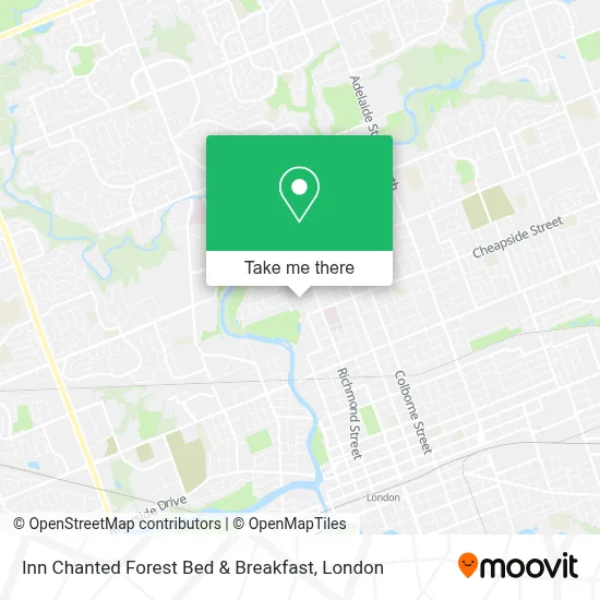 Inn Chanted Forest Bed & Breakfast map