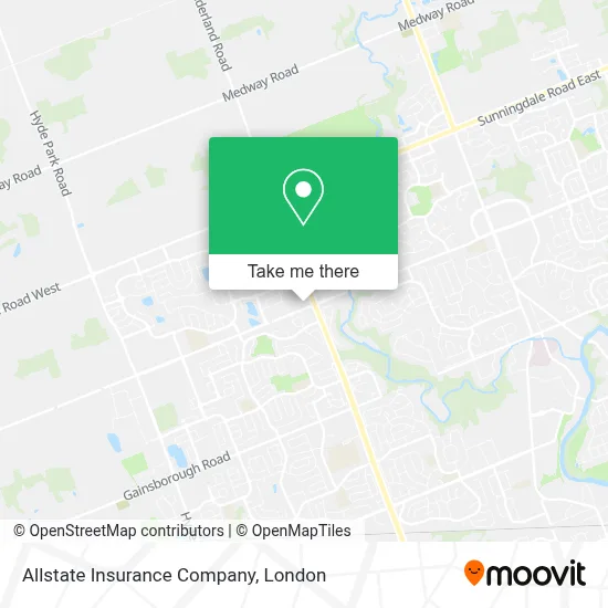 Allstate Insurance Company map
