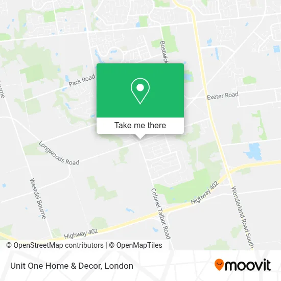 Unit One Home & Decor map