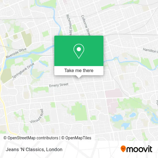 Jeans 'N Classics map