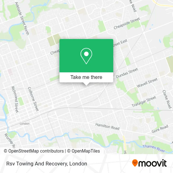 Rsv Towing And Recovery map