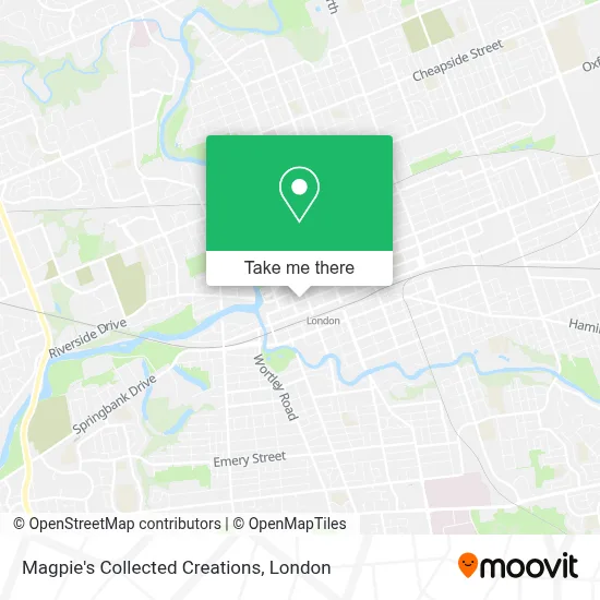 Magpie's Collected Creations map