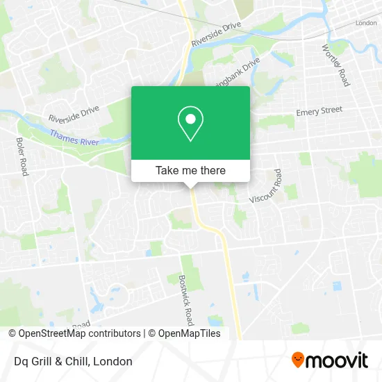 Dq Grill & Chill map