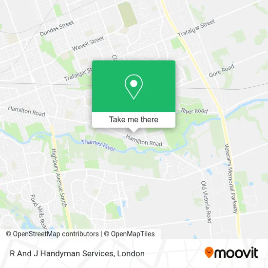 R And J Handyman Services map