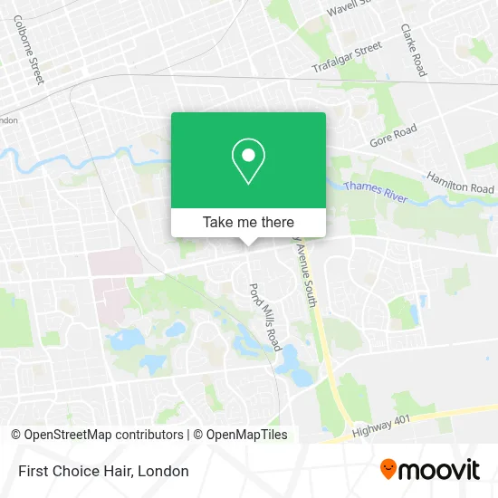 First Choice Hair map