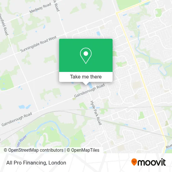 All Pro Financing map