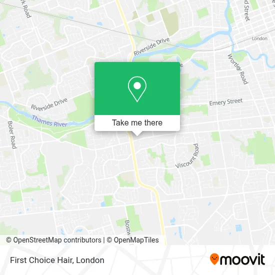 First Choice Hair map