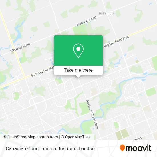 Canadian Condominium Institute map