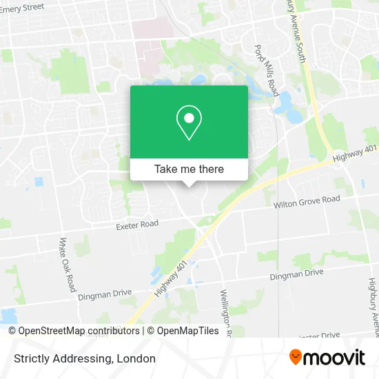 Strictly Addressing map