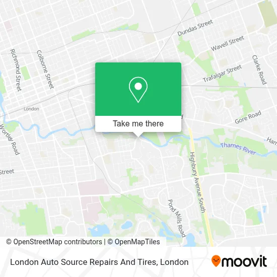 London Auto Source Repairs And Tires map