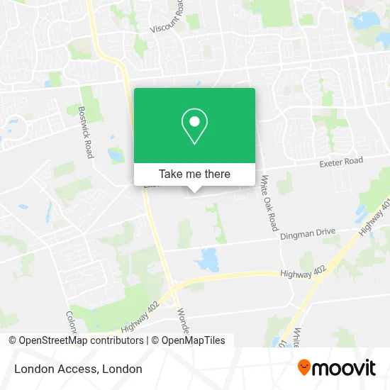 London Access map