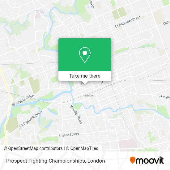 Prospect Fighting Championships map