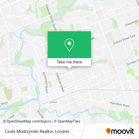 Linds Modrzynski Realtor map