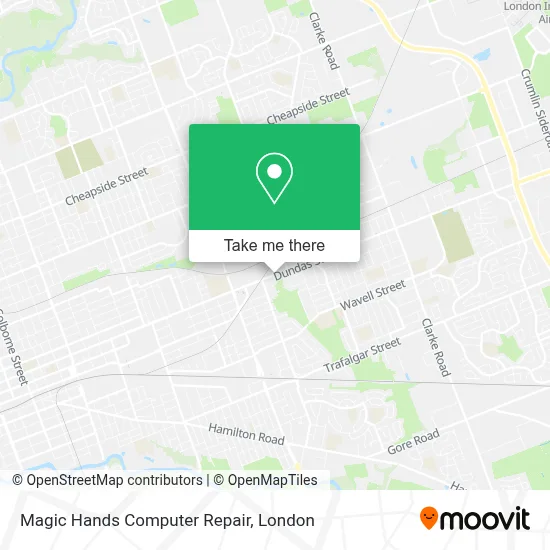 Magic Hands Computer Repair map