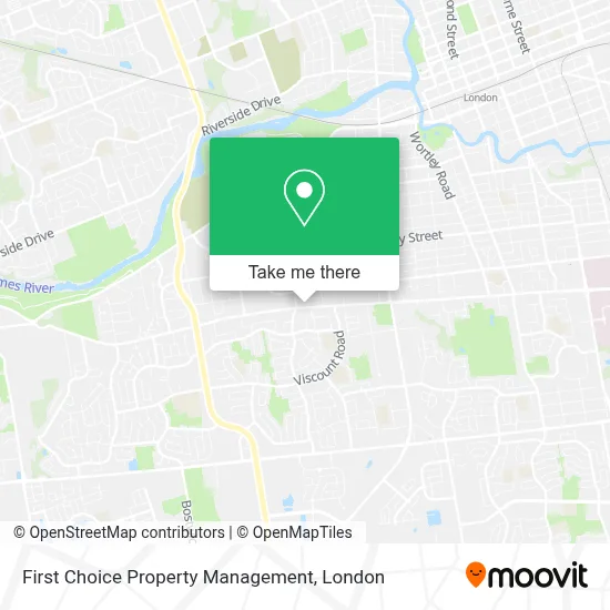 First Choice Property Management map