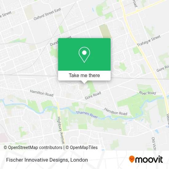 Fischer Innovative Designs map