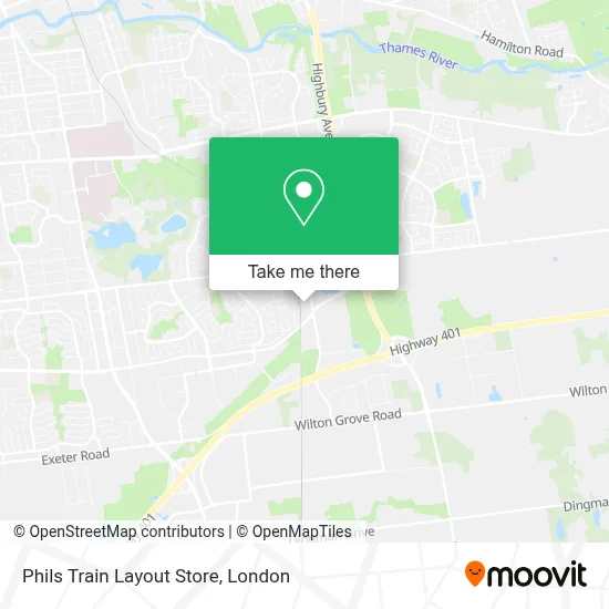 Phils Train Layout Store map
