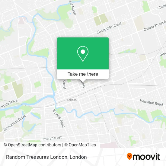 Random Treasures London map