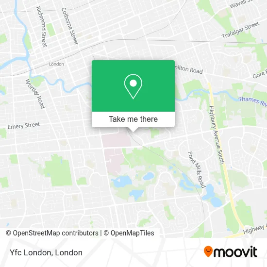 Yfc London map