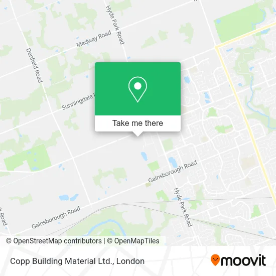 Copp Building Material Ltd. map