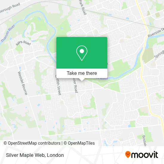 Silver Maple Web map