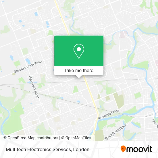 Multitech Electronics Services map