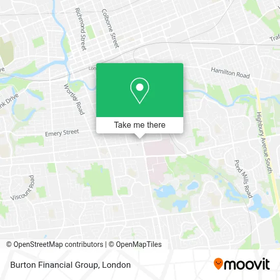 Burton Financial Group map