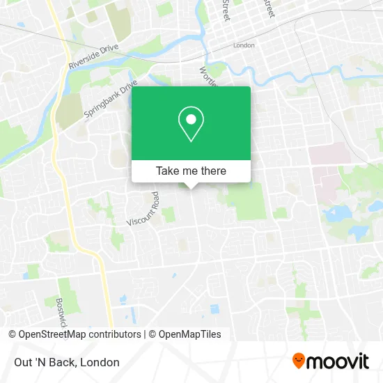 Out 'N Back map