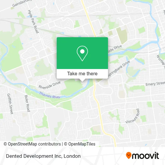 Dented Development Inc map