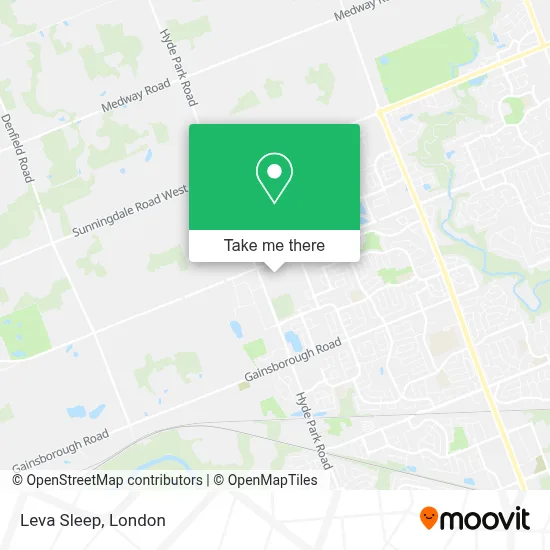Leva Sleep map
