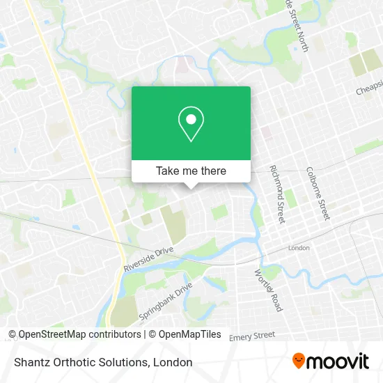 Shantz Orthotic Solutions map